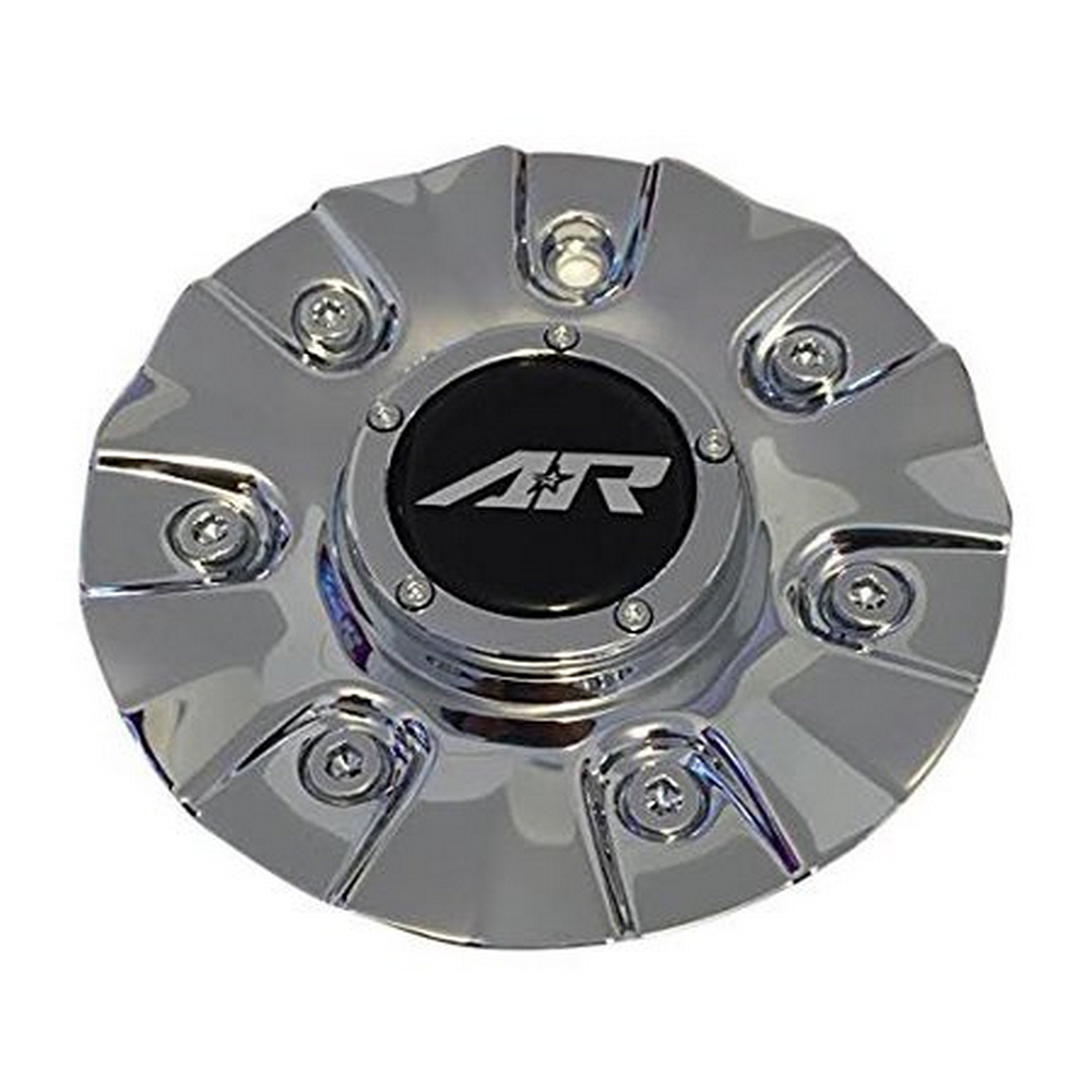 American Racing AR CAP AR663 CHROME FULL COVER AR LOGO