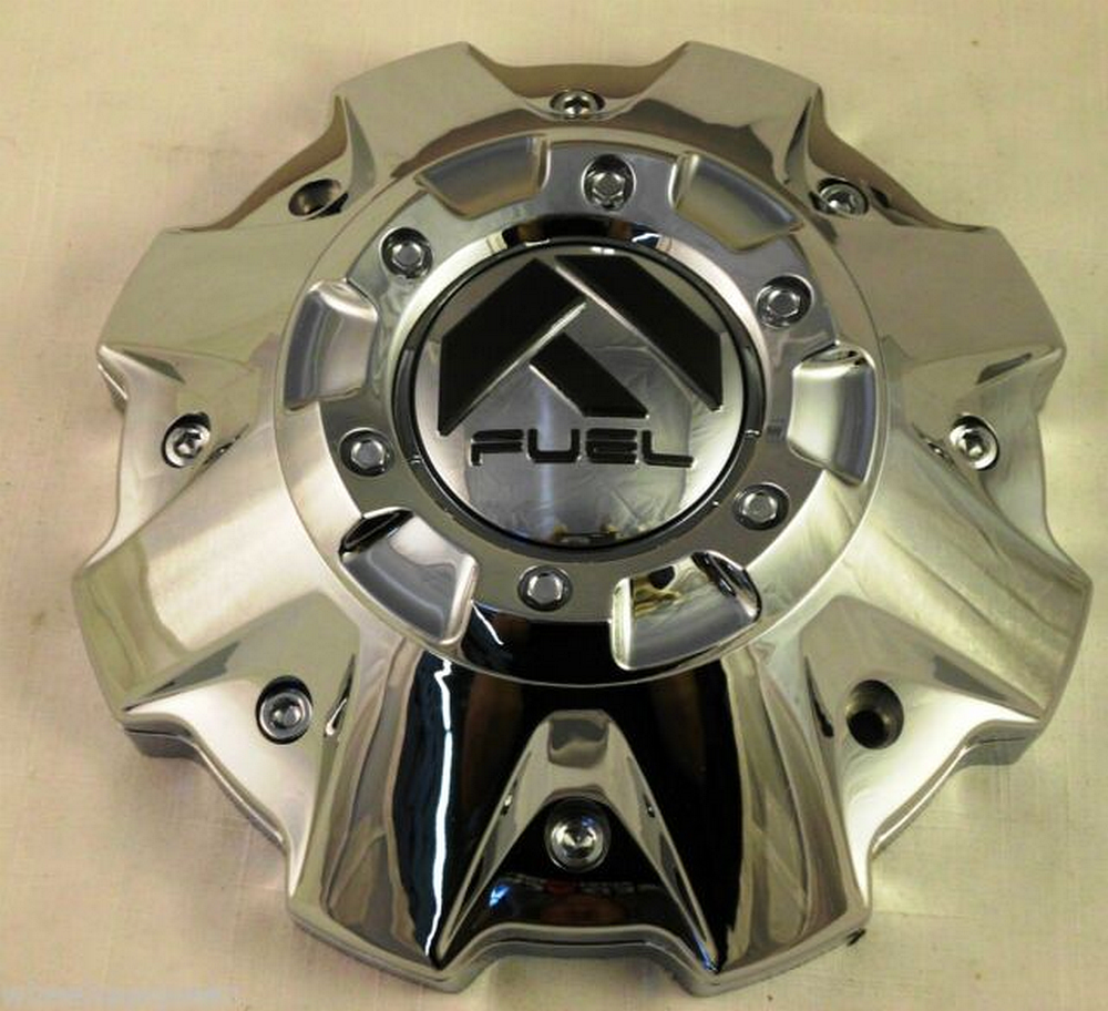 Fuel 1PC FUEL CHROME COVERED CAP