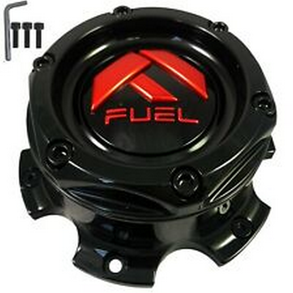 Fuel 1PC FC CAP BOLT-ON (GB/RD) 8X6.5/170 (2.51)