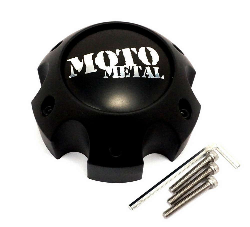 Moto Metal MO967/968 CAP SATIN BLACK 6X5.5