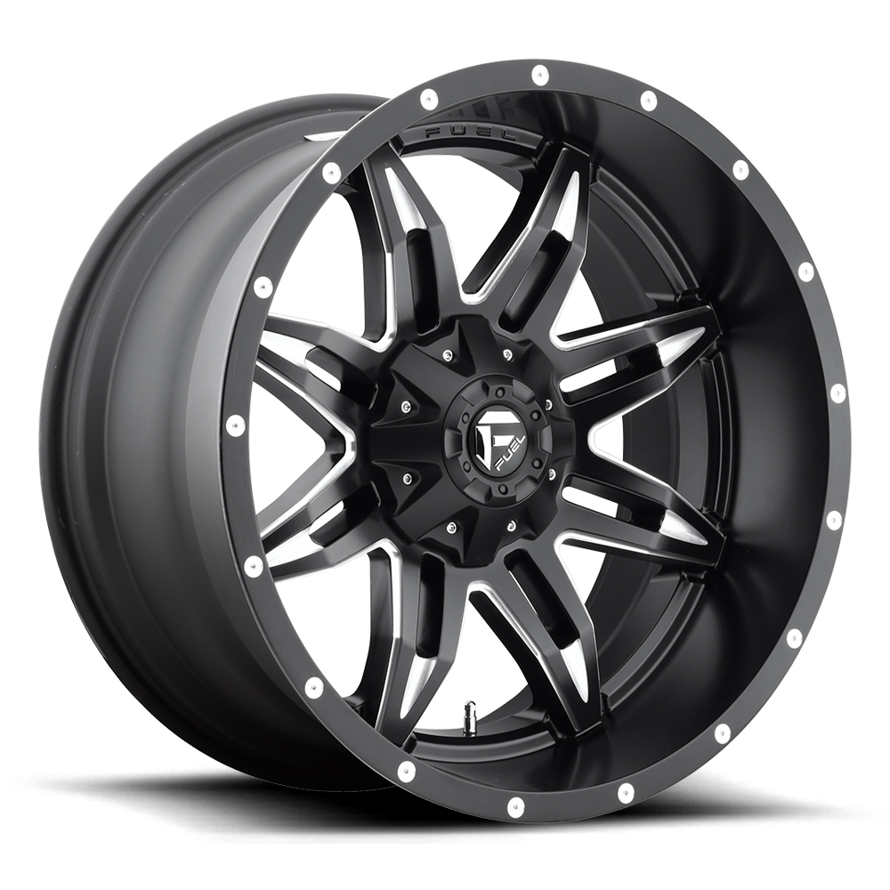 Fuel 1PC D567 LETHAL — MATTE BLACK MILLED