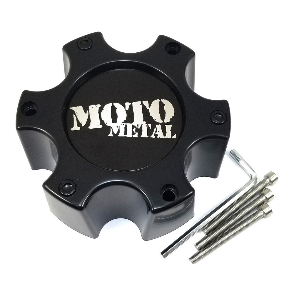 Moto Metal MTO CAP SATIN BLACK 6X135/5.5