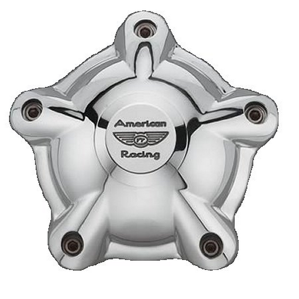 American Racing Vintage AR CAP CHROME HOLLOW POINT DIE CAST