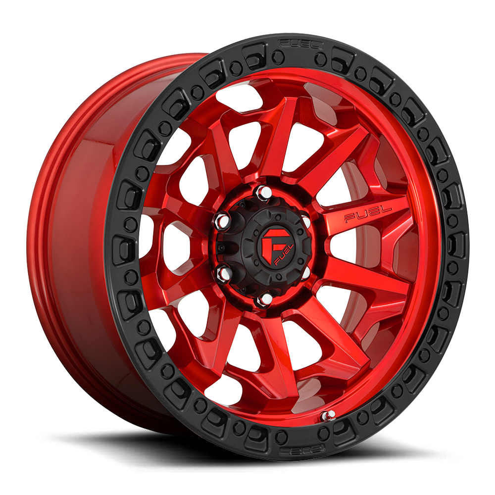 Fuel 1PC D695 COVERT — CANDY RED BLACK BEAD RING