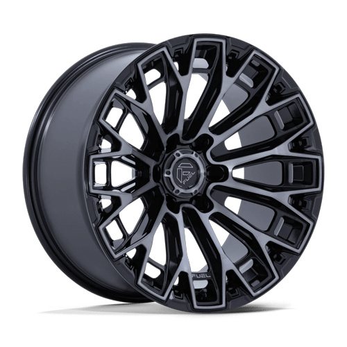 Fuel 1PC FC882 TRAX GLOSS BLACK W/ MACHINED DARK TINT FACE