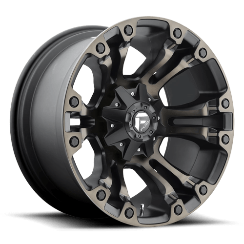Fuel D569 Vapor – matte black double dark tint