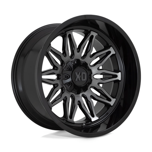 XD859 GUNNER - GLOSS BLACK MACHINED W/ GRAY TINT