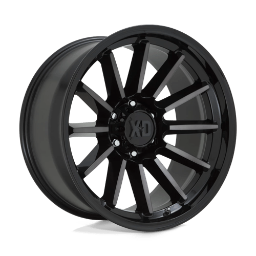 XD855 LUXE - GLOSS BLACK MACHINED W/ GRAY TINT