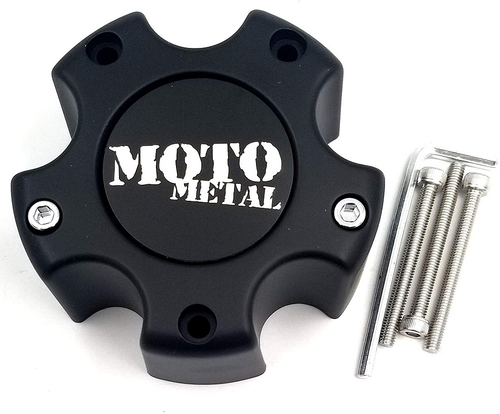 Moto Metal MOTO METAL CAP MATTE BLACK 5 LUG