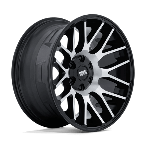 Moto Metal MO816 OVERLOOK GLOSS BLACK W/ MACHINED FACE