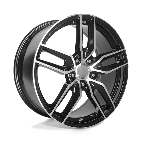 PR160 - GLOSS BLACK W/ MACHINED SPOKES