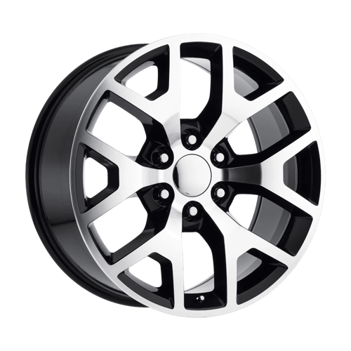 PR169 - GLOSS BLACK W/ MACHINED SPOKES