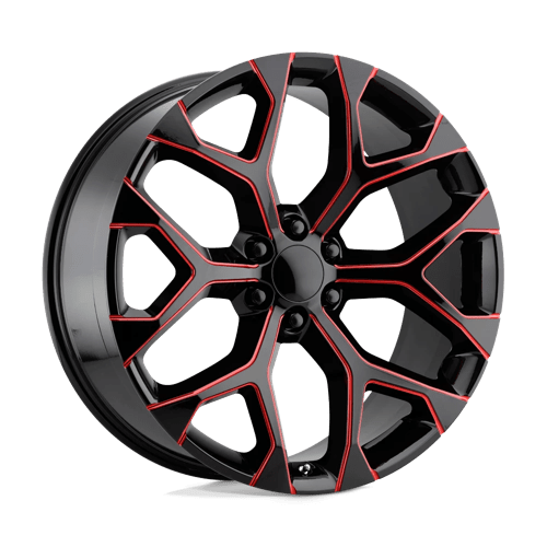 PR176 - GLOSS BLACK RED MILLED