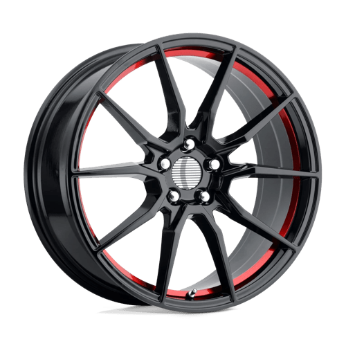 PR193 - GLOSS BLACK RED MACHINED