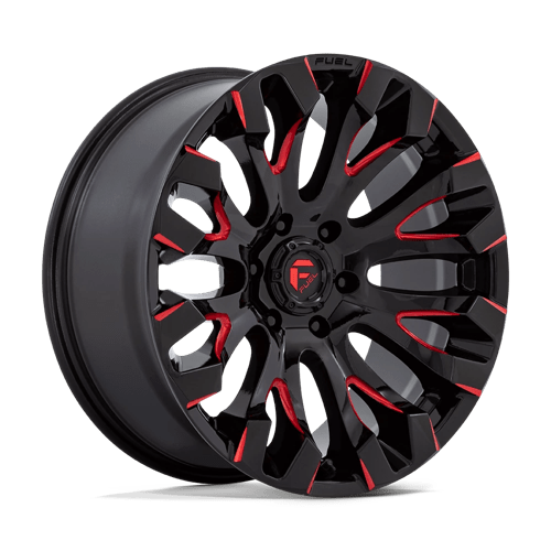D829 QUAKE - GLOSS BLACK MILLED RED TINT