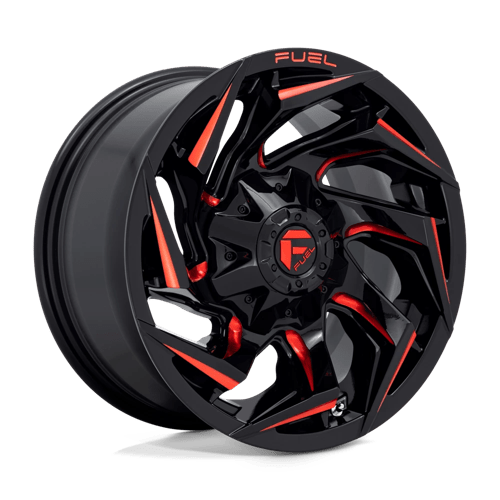 D755 REACTION - GLOSS BLACK MILLED W/ RED TINT