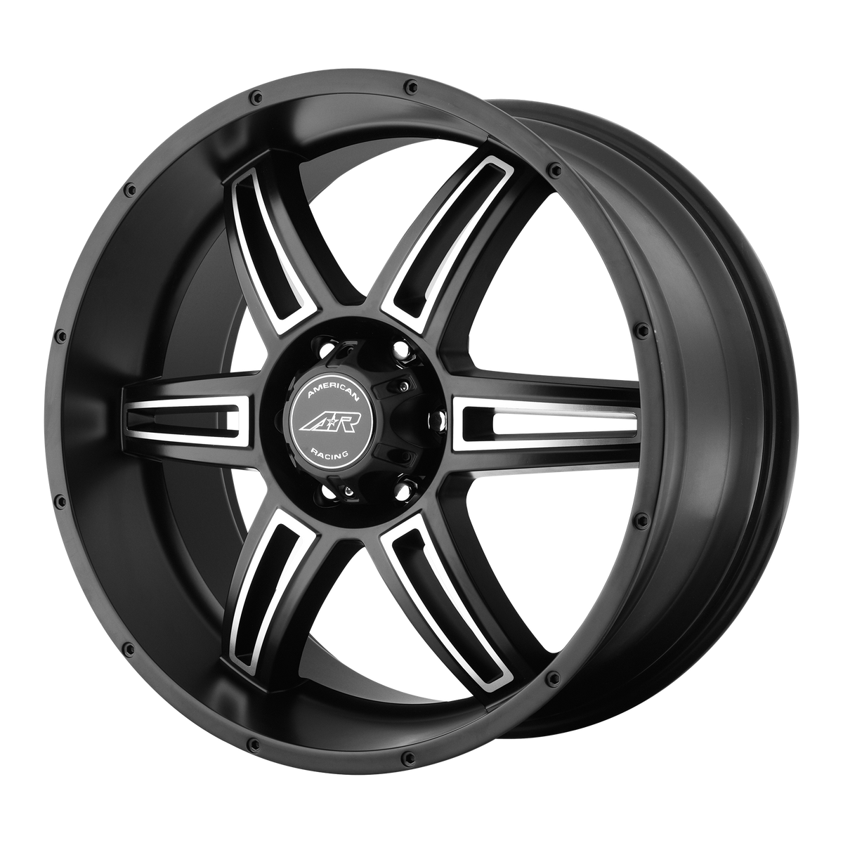 American Racing AR890 SATIN BLACK MACHINED