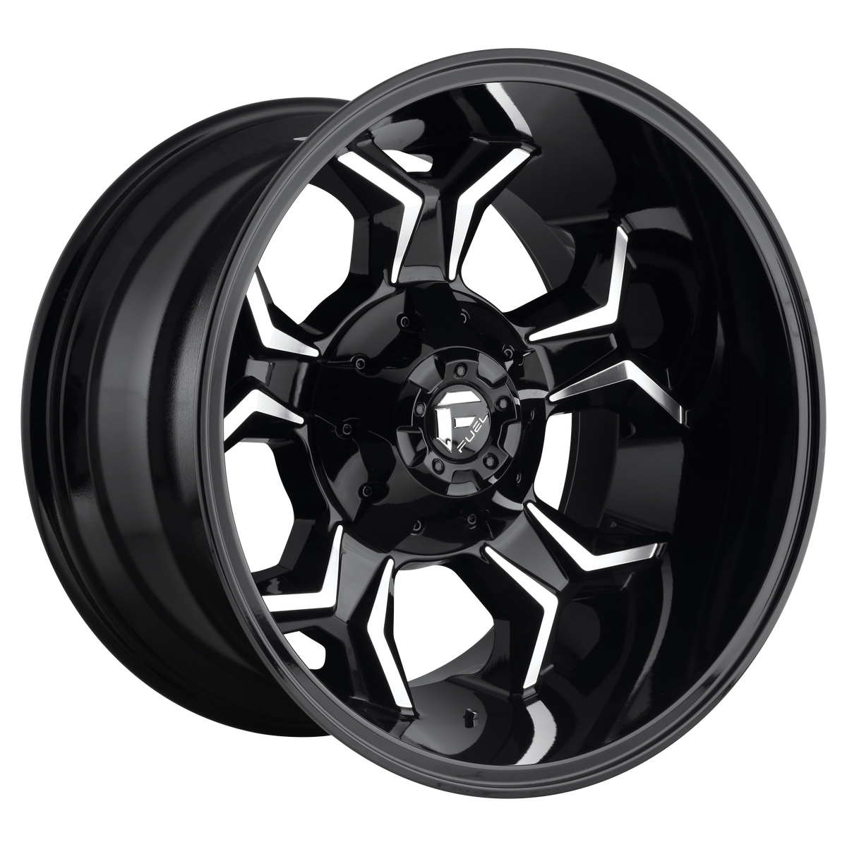 Fuel 1PC D606 AVENGER GLOSS BLACK MILLED