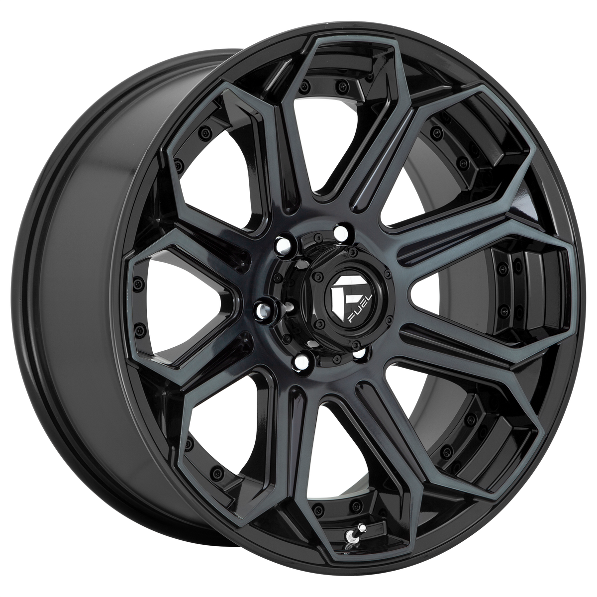 Fuel 1PC D704 SIEGE GLOSS MACHINED DOUBLE DARK TINT