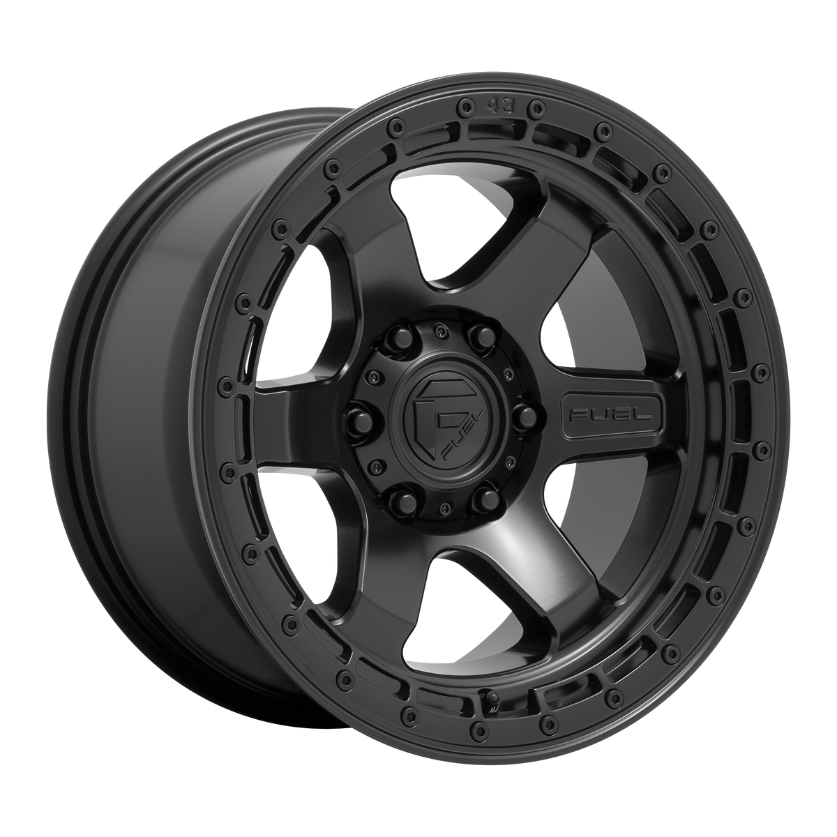 Fuel 1PC D750 BLOCK MATTE BLACK