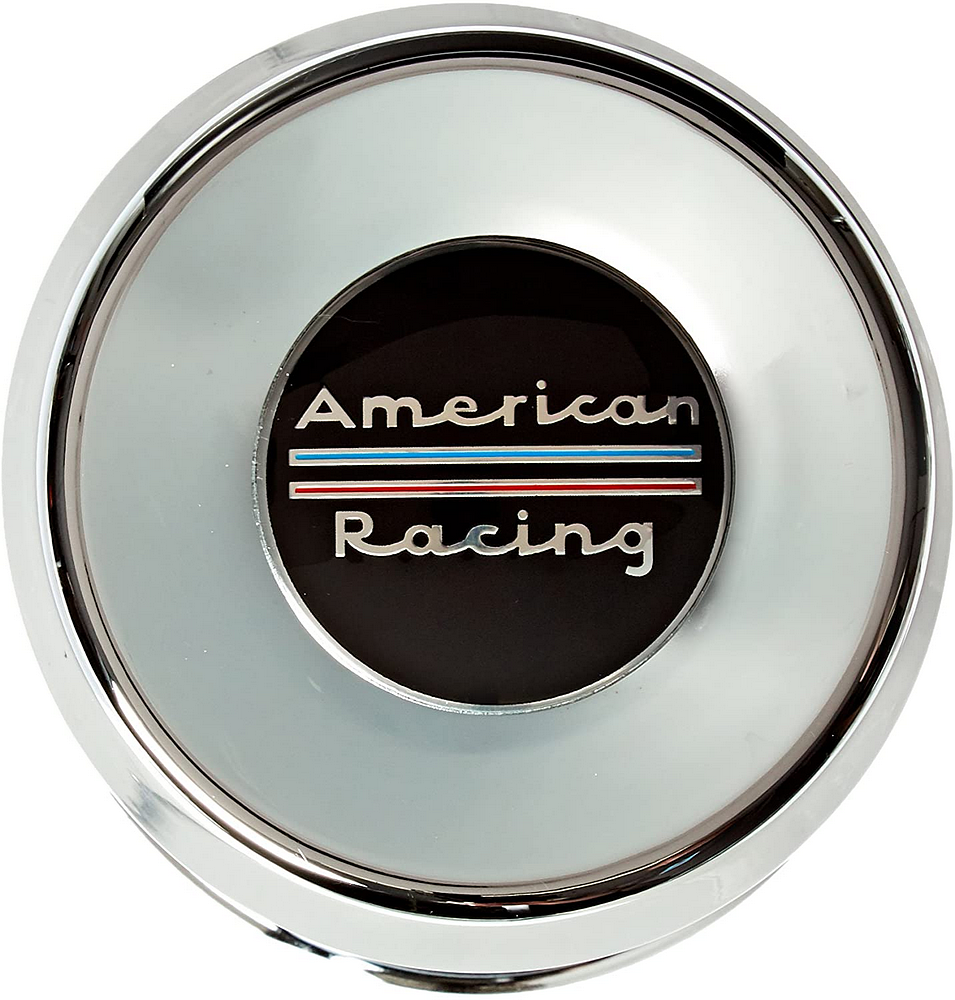 American Racing AR CAP 4.25'' CHROME PUSH THRU