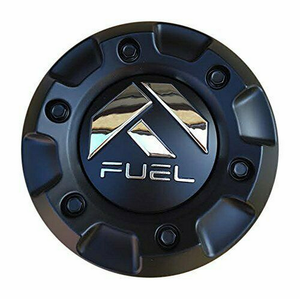 Fuel 1PC FUEL-TOP SECTION OF CAP-MT-BLK/CHR LOGO