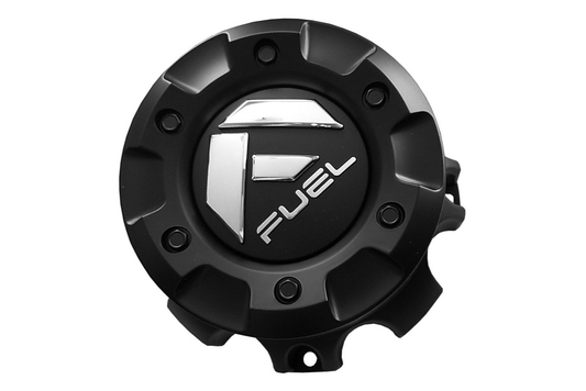 Fuel 1PC FUEL BLACK 8 LUG CAP-TALL
