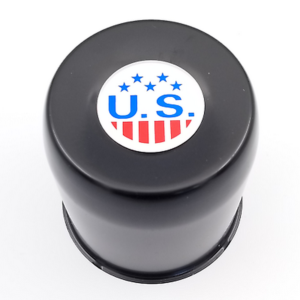 US Mag 1PC CAP PUSH THRU BLACK 4.25 (HC202BC)