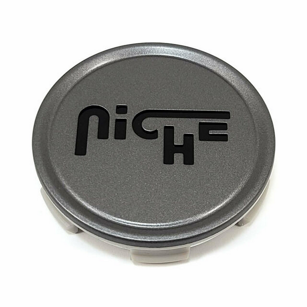 Niche 1PC NICHE 2.70"CAP-MT-ANTHRACITE W/BLK LOGO