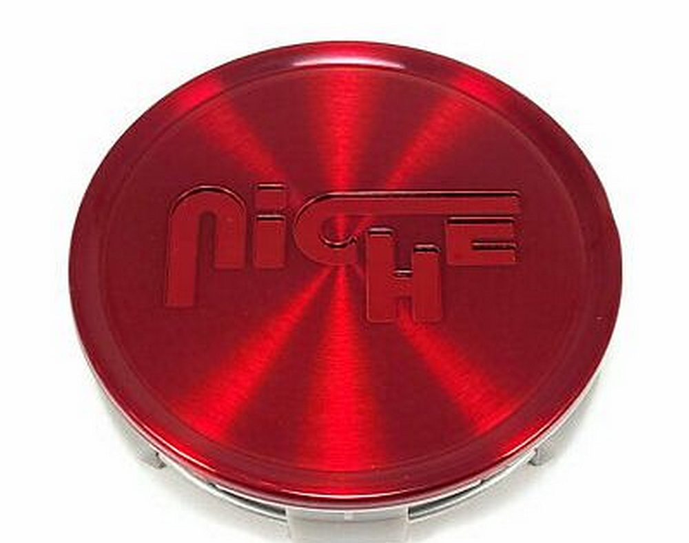 Niche 1PC NICHE 2.95" FLAT CAP - RED GLOSS