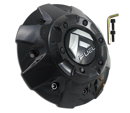 Fuel 1PC FUEL EIGHT BAR COVER CAP-GL-BLK/BLK RIV