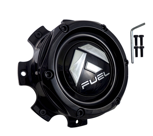 Fuel 1PC FUEL MATTE BLACK CAP (8X6.5/8X170 SHORT)