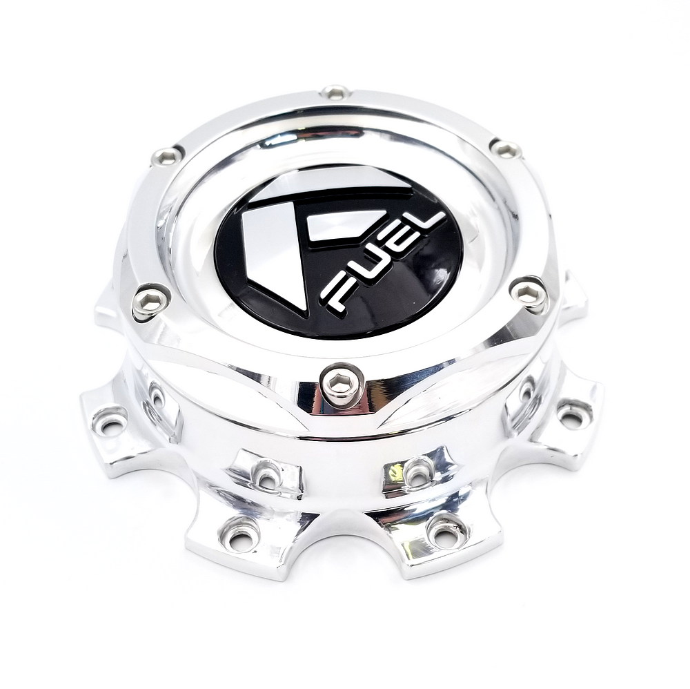 Fuel 1PC FUEL POLISH BILLET CAP 8X6.5/170/180