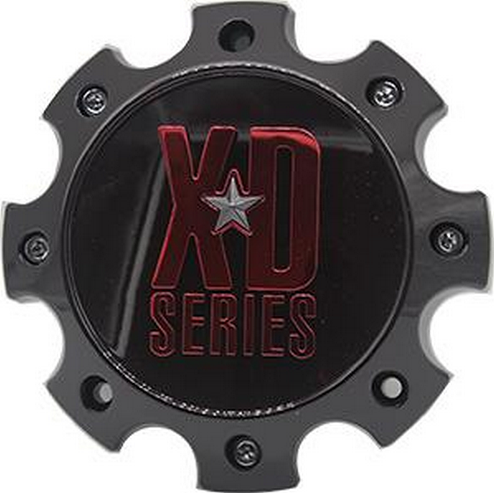 XD XDS CAP 8 LUG SG-BLACK W/ RED TINT CC
