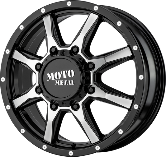 Moto Metal MOTO DUALLY FRONT CAP (SB/CH)- 8X200/210