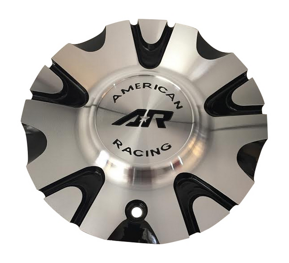 American Racing AR 897 CAP ALUMINUM BLK MACHINED
