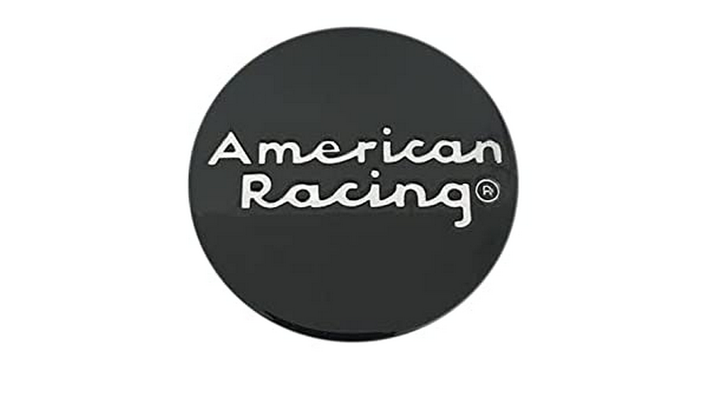 American Racing AR CAP STYLE C G-BLACK SNAP-IN AR LOGO