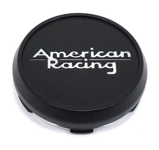 American Racing AR CAP SNAP-IN - SATIN BLACK/CHROME