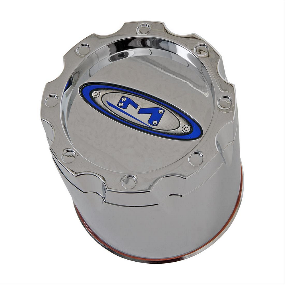 Moto Metal MO951 CAP CHR 6X135 +18 - BLUE OVAL LOGO