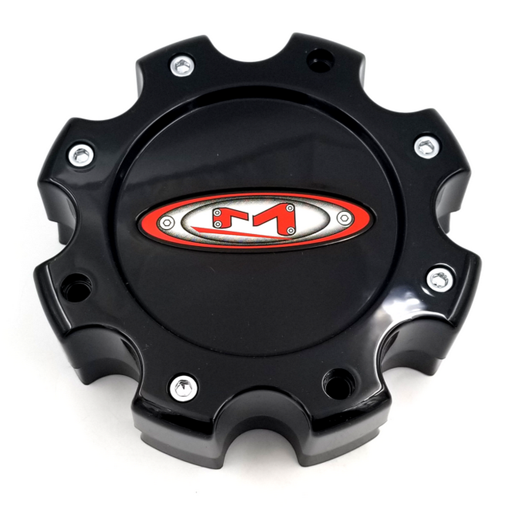 Moto Metal MO955/956 CAP BLK 8X6.5/170 - RED OVAL L