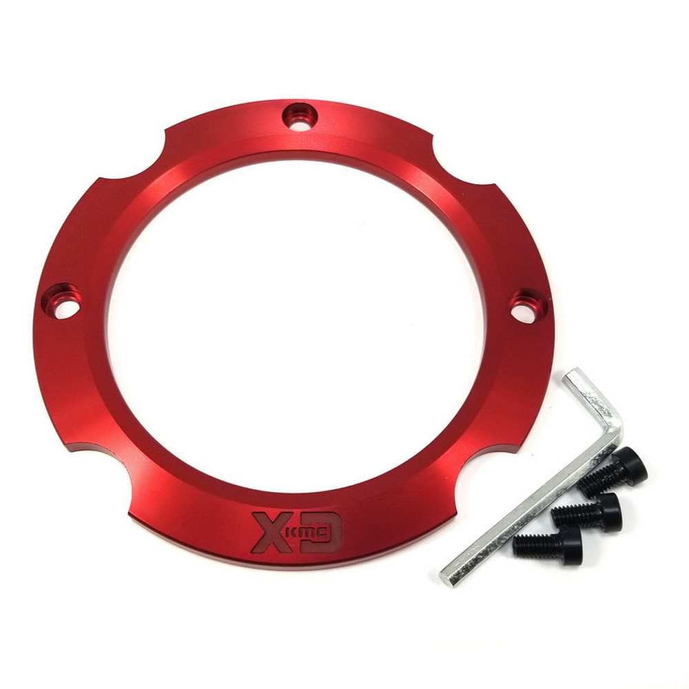 XD Powersports XS CAP RING 4X156 - ANODIZED RED