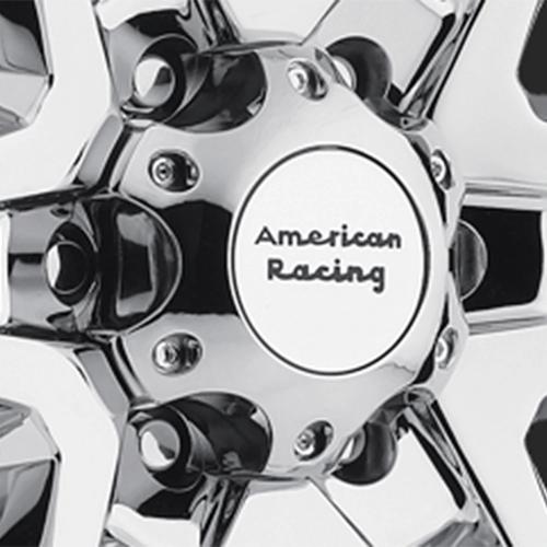 American Racing AR CAP STYLE B CHROME 6X135
