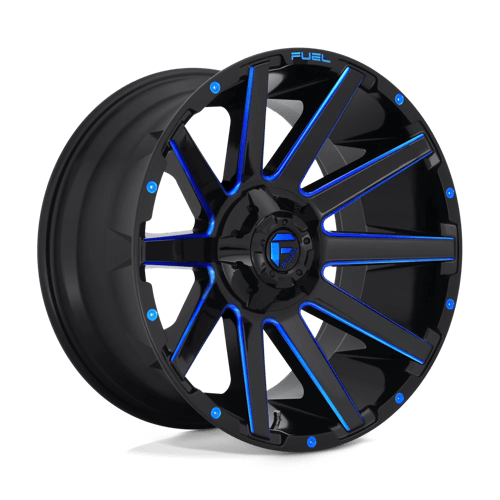 D644 CONTRA - GLOSS BLACK BLUE TINTED CLEAR