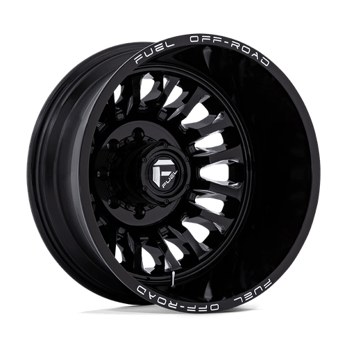 Fuel 1PC D868 ARC DUALLY GLOSS BLACK MILLED