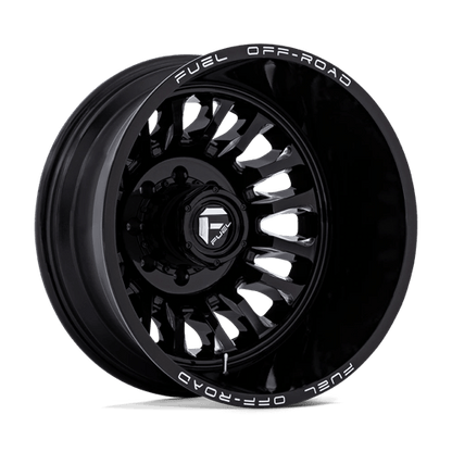 Fuel 1PC D868 ARC DUALLY GLOSS BLACK MILLED