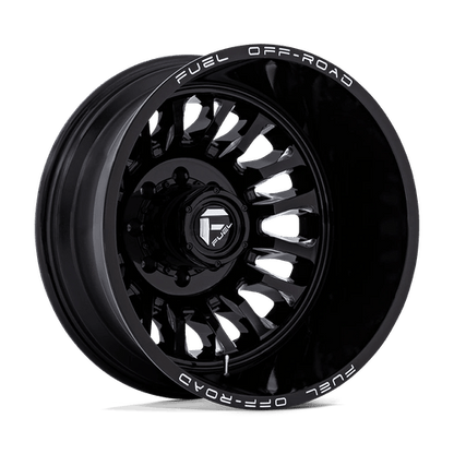 Fuel 1PC D868 ARC DUALLY GLOSS BLACK MILLED