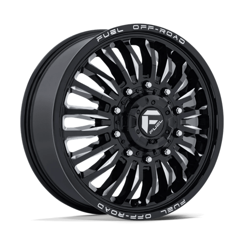 Fuel 1PC D868 ARC DUALLY GLOSS BLACK MILLED
