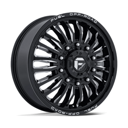 Fuel 1PC D868 ARC DUALLY GLOSS BLACK MILLED