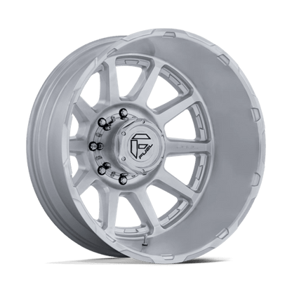 Fuel 1PC D912 CIRCUIT DUALLY GLOSS SILVER W/ MACHINED FACE