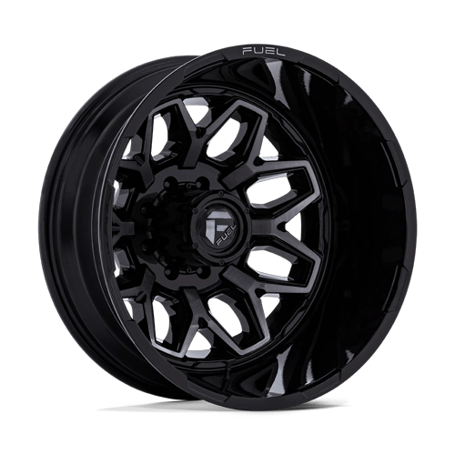Fuel 1PC D875 FLUX DUALLY GLOSS BLACK BRUSHED FACE W/ GRAY TINT